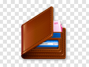 Brown Gents Purse PNG Transparent Image 棕色透明图片 PNG图片