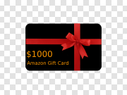 Shopping Amazon Gift Card PNG Transparent Image 购物亚马逊礼品卡PNG透明图片 PNG图片