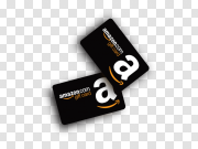 Amazon Gift Card Voucher PNG Image Background 亚马逊礼品卡券PNG图片背景 PNG图片