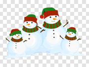 Cute Snowman PNG High-Quality Image 可爱雪人PNG高品质图片 PNG图片