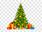 Christmas Tree PNG High-Quality Image 圣诞树PNG高质量图像 PNG图片