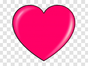 Pink Heart PNG Free Download 粉心PNG免费下载 PNG图片