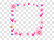 Pink Emoji Heart Transparent Image 粉色表情心形透明图片 PNG图片