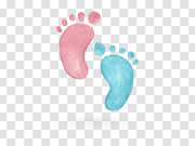 Baby Footprint PNG Picture 婴儿脚印PNG图片 PNG图片