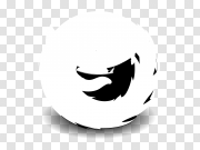 Black Firefox PNG Transparent Image 黑色PNG透明图像 PNG图片