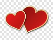 Valentines Day Heart PNG Image with Transparent Background 情人节心形PNG透明背景图片 PNG图片