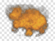 Orange Smoke PNG High-Quality Image 橙色烟雾PNG高质量图像 PNG图片