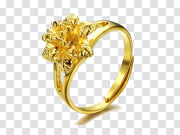 Anniversary Golden Ring PNG Transparent Image 周年纪念金戒指PNG透明图片 PNG图片