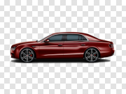 Red Bentley Flying Spur PNG Transparent Image 红色宾利飞刺PNG透明图片 PNG图片