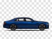 Blue Bentley Flying Spur PNG Photo 蓝色宾利飞驰照片 PNG图片