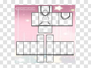 Aesthetic Roblox Shirt Template Transparent 美观的Roblox衬衫模板透明 PNG图片