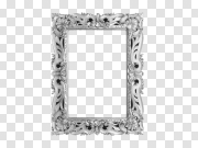 Grey Frame PNG Transparent Image 灰框PNG透明图像 PNG图片