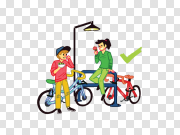 Bike Parking PNG Image Transparent Background 自行车停车场PNG图像透明背景 PNG图片