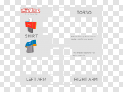 Aesthetic Roblox Shirt Template Download Transparent PNG Image 美感Roblox衬衫模板下载透明PNG图片 PNG图片