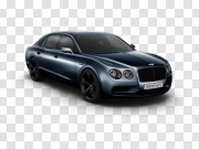 Blue Bentley Flying Spur PNG Image Background 蓝色宾利飞刺PNG图像背景 PNG图片