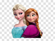 Frozen Elsa Anna PNG Transparent Image 冰冻埃尔莎安娜PNG透明图像 PNG图片