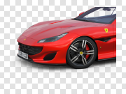 Red Ferrari Portofino PNG Photo 红色法拉利波托菲诺PNG照片 PNG图片