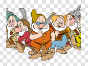 Disney Snow White And The Seven Dwarfs Transparent Background PNG 迪士尼白雪公主和七个小矮人透明背景PNG PNG图片