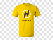 Yellow T-Shirt PNG Image 黄色T恤PNG图片 PNG图片
