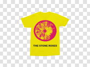 Printed Yellow T-Shirt PNG Photo 印花黄色T恤PNG照片 PNG图片