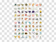 Pokemon Characters PNG High-Quality Image Pokemon字符PNG高质量图像 PNG图片