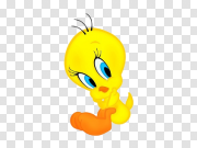 Tweety Bird Transparent Image 鸣鸟透明图像 PNG图片