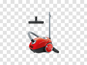 Red Vacuum Cleaner Free PNG Image 免费红色吸尘器PNG图片 PNG图片