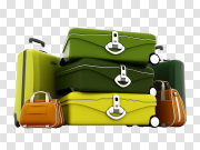 Stacked Suitcase PNG Picture 堆叠手提箱PNG图片 PNG图片