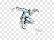 Silver Surfer PNG Image 银色冲浪者PNG图片 PNG图片