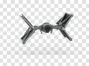 Metal Tie Fighter PNG High-Quality Image 高质量图像 PNG图片