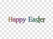 Happy Easter PNG Image With Transparent Background 带透明背景的快乐复活节PNG图像 PNG图片