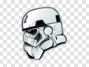 Star Wars Stormtrooper Helmet PNG Image Background 星球大战冲锋队头盔PNG图像背景 PNG图片