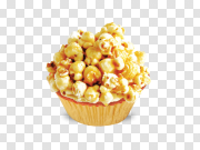 Caramel Popcorn Download Transparent PNG Image 焦糖爆米花下载透明PNG图片 PNG图片