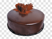 Chocolate Cake Transparent Background PNG 巧克力蛋糕透明背景PNG PNG图片