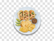 Mexican Fish Taco PNG Image 墨西哥鱼塔可PNG图片 PNG图片