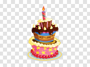 Chocolate Birthday Cake PNG HD Photo 巧克力生日蛋糕PNG高清照片 PNG图片