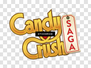 Candy Crush Logo Free PNG Image 糖果粉碎标志免费PNG图片 PNG图片