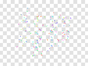 Falling Confetti PNG Transparent Image 掉落的彩色纸屑PNG透明图像 PNG图片