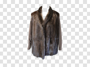 Fur Coat PNG Image with Transparent Background 透明背景的毛皮大衣PNG图像 PNG图片
