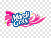 Mardi Gras Logo Free PNG Image 狂欢节标志免费PNG图片 PNG图片