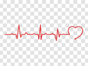 Heartbeat ECG Transparent Image 心跳心电图透明图像 PNG图片