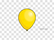 Yellow Balloon Download Transparent PNG Image 黄色气球下载透明PNG图片 PNG图片