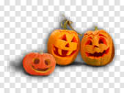 Halloween Carved Pumpkin PNG Free Download 万圣节雕刻南瓜PNG免费下载 PNG图片
