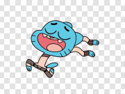 The Amazing World of Gumball Cartoon Transparent Image 口香糖卡通透明形象的神奇世界 PNG图片