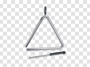 Musical Triangle Instrument PNG Free Download 三角乐器PNG免费下载 PNG图片