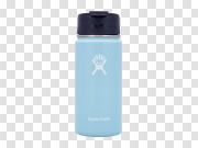 Blue Hydro Flask Transparent Image 蓝色透明图像 PNG图片