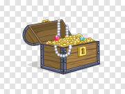 Treasure Chest PNG Image Background 宝箱PNG图像背景 PNG图片